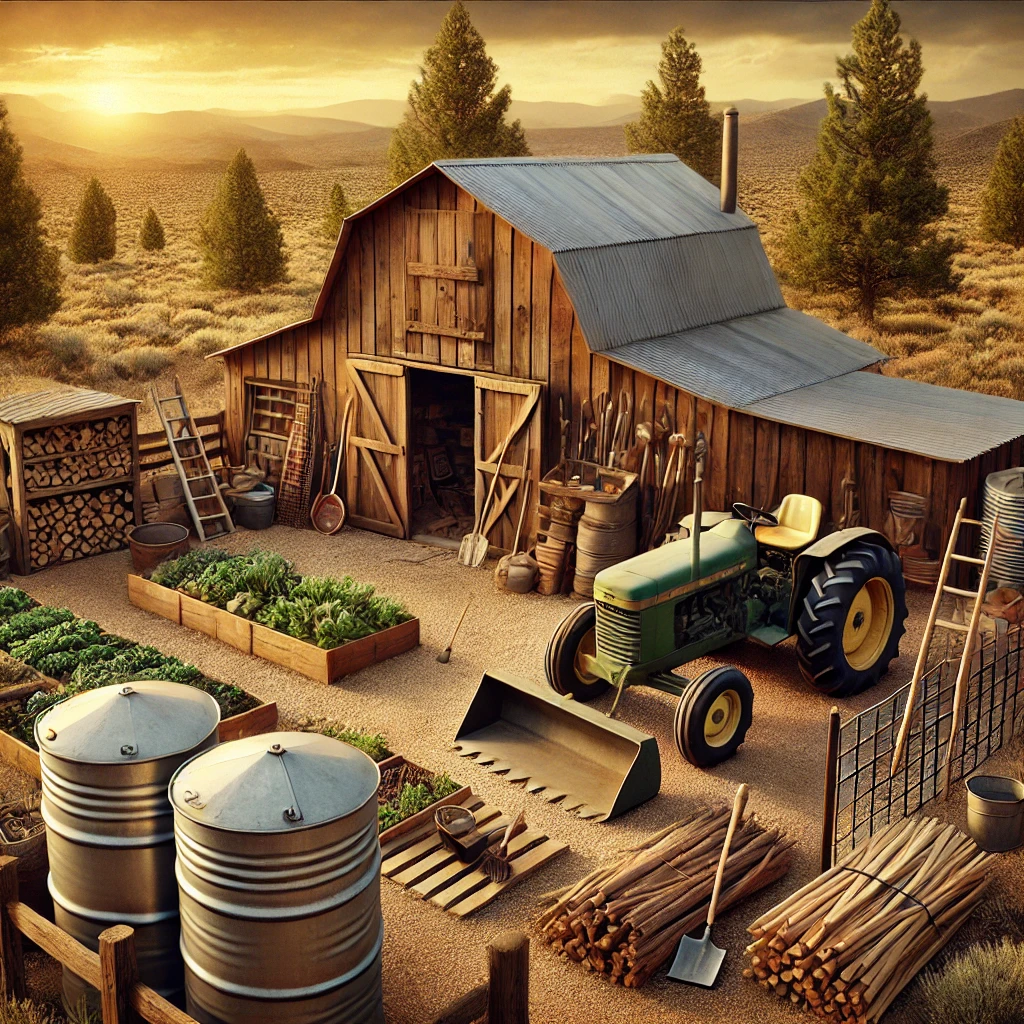 garden-with-barn